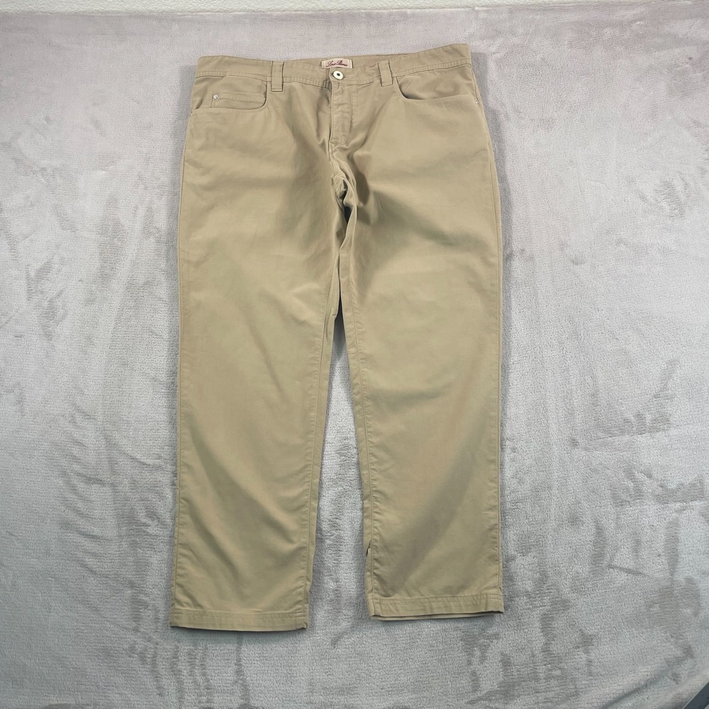 Loro Piana Pants Men 40x29 (Tag 42) Beige Stretch Cotton Blend Made‎ in Italy